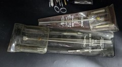 Lot Of Outers Gun Cleaning Supplies .357 .38 9mm 22 Calibers Patches Oil Solvent