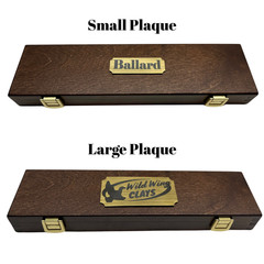 SHOTGUN Cleaning Kit 12 / 20 ga Wood & Brass – Optional Free Personalization Sml