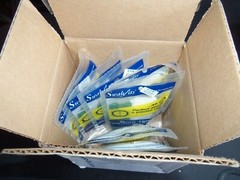 Box of 7 SWAB ITS® BORE-TIPS .45CAL FAST PATCHLESS FIREARM CLEANING FOAM SWABS