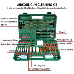 Universal Gun Cleaning Kit for Rifle Pistol Shotgun Muzzleloader for any Caliber