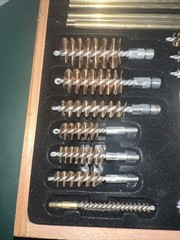 Gunmaster Universal 35 Piece Gun Cleaning Kit, UGC76W,Wooden Case,Great Used Con