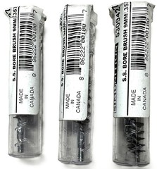 Simunition S.S. Bore Brush 9MM/.357/.38 6 Total (3 Tubes, 2 Each) 5309427SP