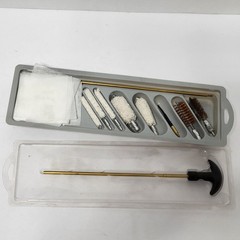 Universal Gun Cleaning Kit with Brass Rods T-Handle Brushes and Swabs Set*