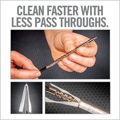 Real Avid Bore-Max Speed Jag and 25 Patches, Bore Cleaning Jag Gun Patch…
