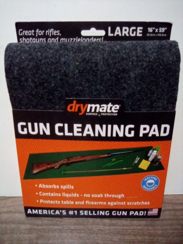 Drymate Gun Cleaning Pad Premium Large 16″ x 59″ Charcoal – GPC1659