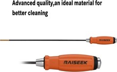 Carbon Fiber Gun Cleaning Rod – Ergonomic Handle & Seamless Rotation