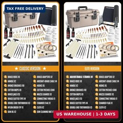 GLORYFIRE Deluxe Universal Gun Cleaning Kit – Highly Effective Cleaning Solution