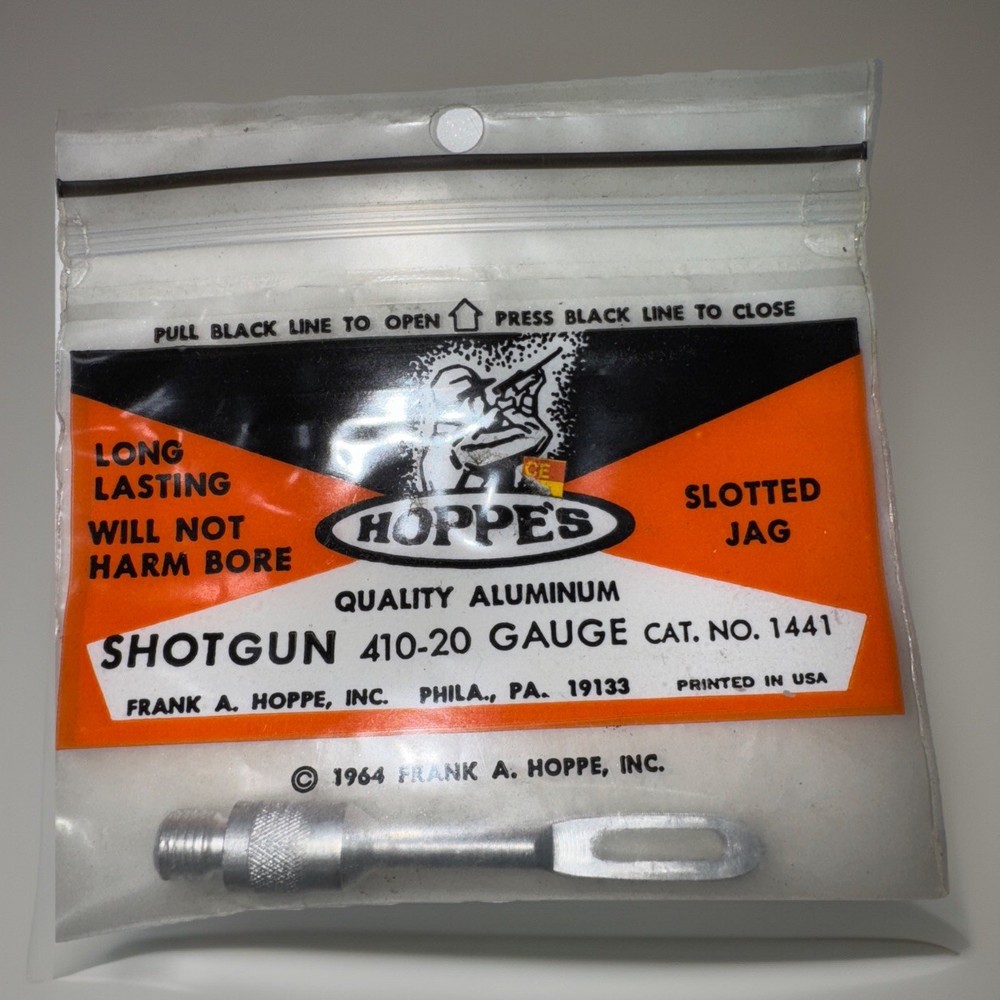 Hoppe’s Slotted Jag For Shotgun 12-20 Gauge. Quality Aluminum