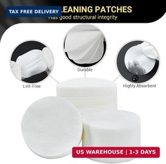 Thick Gun Cleaning Patches, Gun Cleaning Pads with Storage Box Gun Cleaning Clot