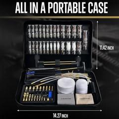 GLORYFIRE Universal Gun Cleaning Kit for Handgun Shotgun & Pistol,Elite Gun Clea