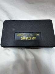 Vintage Montgomery Ward Gun Blue Kit With Case No. 14436