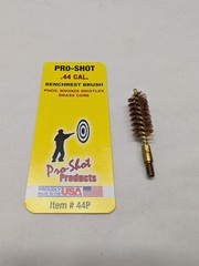 Pro-Shot .44 Cal. Benchrest Brush Bronze Bristles Brass Code #44P Made in USA
