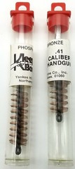 Lot of 2 KleenBore .41 Caliber Handgun Brushes, Bronze