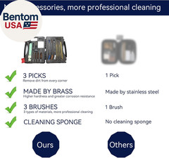 Universal Handgun Cleaning Kit for .22/9Mm/.357/.38/.40/.45,Pistol Cleaning Kits