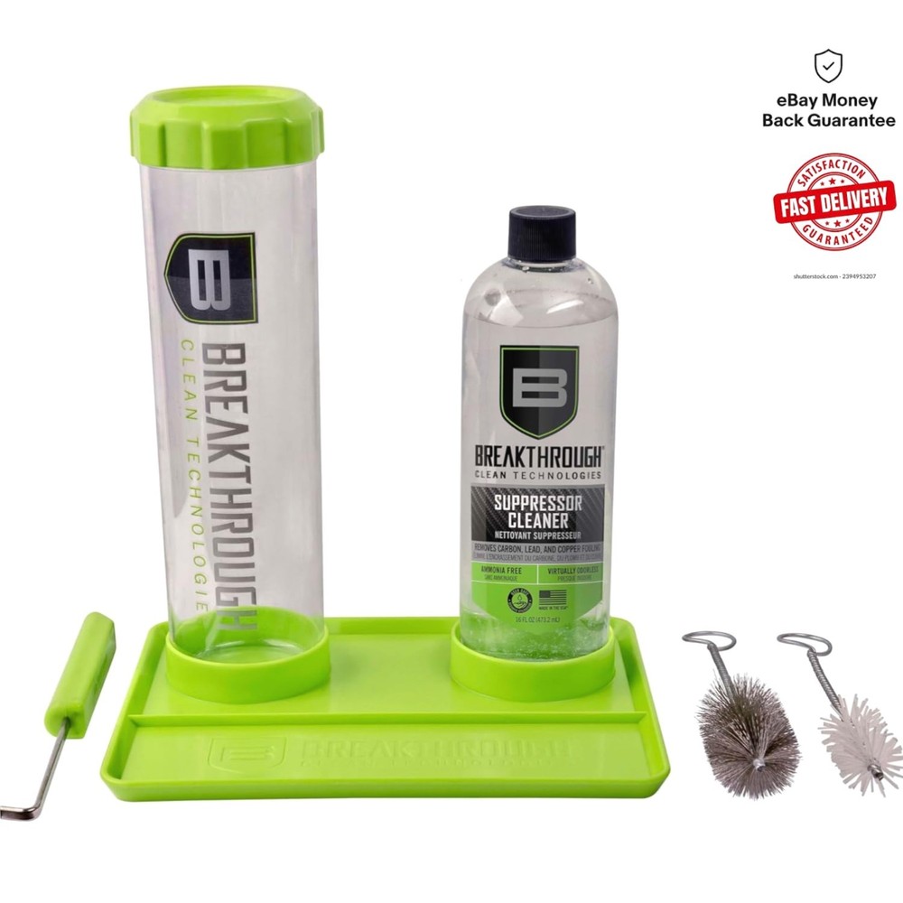 All-in-One Suppressor Cleaning Kit – 16oz Carbon & Lead Removal Solution