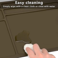 Raiseek Gun Cleaning Mat, Anti-Slip Rubberized Pistol Mat ,Magnetic Maintenance