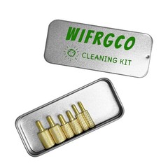 Gun Cleaning Rod Adapter Set 6 Pack 5-40 8-32 10-32 5/16-27 Thread 22 Caliber