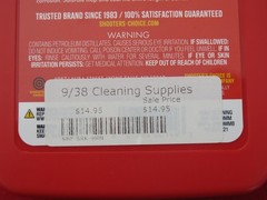 Shooter’s Choice 9MM Pistol Cleaning Kit w/ Brass Rod Brushes Patches Lubricant