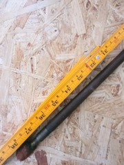Antique 3 Piece Shotgun Wood And Brass Cleaning Rod 12 Or 16 Gauge