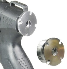 Mossberg 500 Shotgun Grip With Silver End Cap/Sling Swivel & Wrench for the Cap