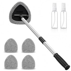 25.5″ Extra-Long Reach – Super Absorbent Coral Velvet Windshield Cleaner Gray