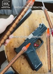 2-pack Copper Color INKY PUDDING Factory Grease Fits GLOCK Long 1ML Applicators