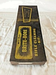Vintage Mill Run Brite Bore Rifle Gun Cleaning Kit w/ Brite Bore Lubricating Oil
