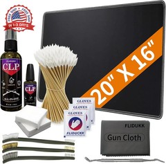 Oversized Mat/ 12Ga /9mm / 5.56mm Bore Cleaner+ CLP Oil Gun Cleaning Kit,Gun Cle