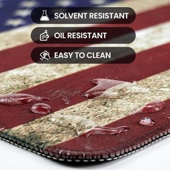 Thick Gun Cleaning Mat 24×12 w/ 200PC Swabs 6 Gun Mat for All Handguns Pistols
