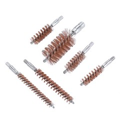 5Pcs Bronze Bore Brushes Phosphor Bristles for Rifle Gun Pistol Cleaning Tool