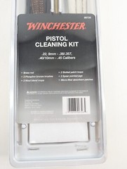WINCHESTER PISTOL CLEANING KIT 99726 -.22, 9MM, .38/.357, .40/10MM, .45 CALIBERS