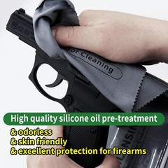 Silicon Gun Cloth 12” ×12” Gun Cleaning Cloths Lint Free – Gun Cleaning Wipes
