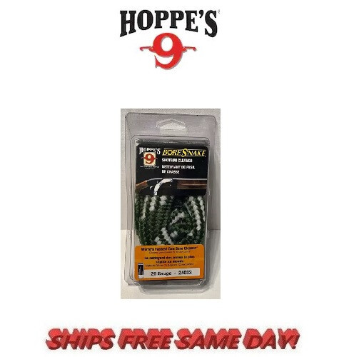 Hoppe’s Shotgun BoreSnake Bore Cleaner for 20 Gauge NEW! # 24033