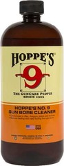 Hoppes No. 9 Gun Bore Cleaning Solvent w/Child Proof Cap 1 Quart Bottle 932