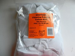 Southern Bloomer Mfg Co; 500 Cotton Shotgun Patches 12-16-20; 3×3; 124
