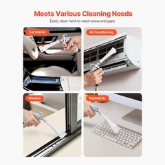 High-Pressure Air Cleaning Gun with Rotating Nozzle for Dust Removal