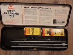 Vintage Outers .22 Caliber Rifle Cleaning Kit NO. 477 With Hard Case PLEASE READ