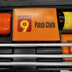 Vintage Hoppe’s 9 Gun Cleaning Kit Original Case, Solvent, Oil, Rods -USA