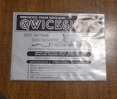 Quicksilver Silver Cleaning Kit / VERY RARE / ORIGINAL