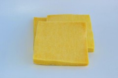 .223/22-.270 CAL/5.56-6MM SQUARE 1 1/8″ PREMIUM LUBE® COTTON PATCHES / EMSS2041M