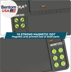 Pistol Gun Cleaning Mat, Magnetic Gun Cleaning Pad Mat for Glock, Handgun Mats C