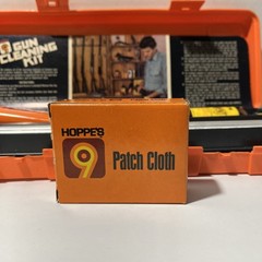 HOPPE’S NO. 9 Vintage Gun Cleaning Kit w/Storage Box Accessories Oil Solvent OEM