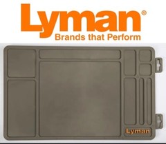 Lyman Pistol Gun Cleaning Mat, Premium Gun Cleaning Pad Organizer Parts Tray