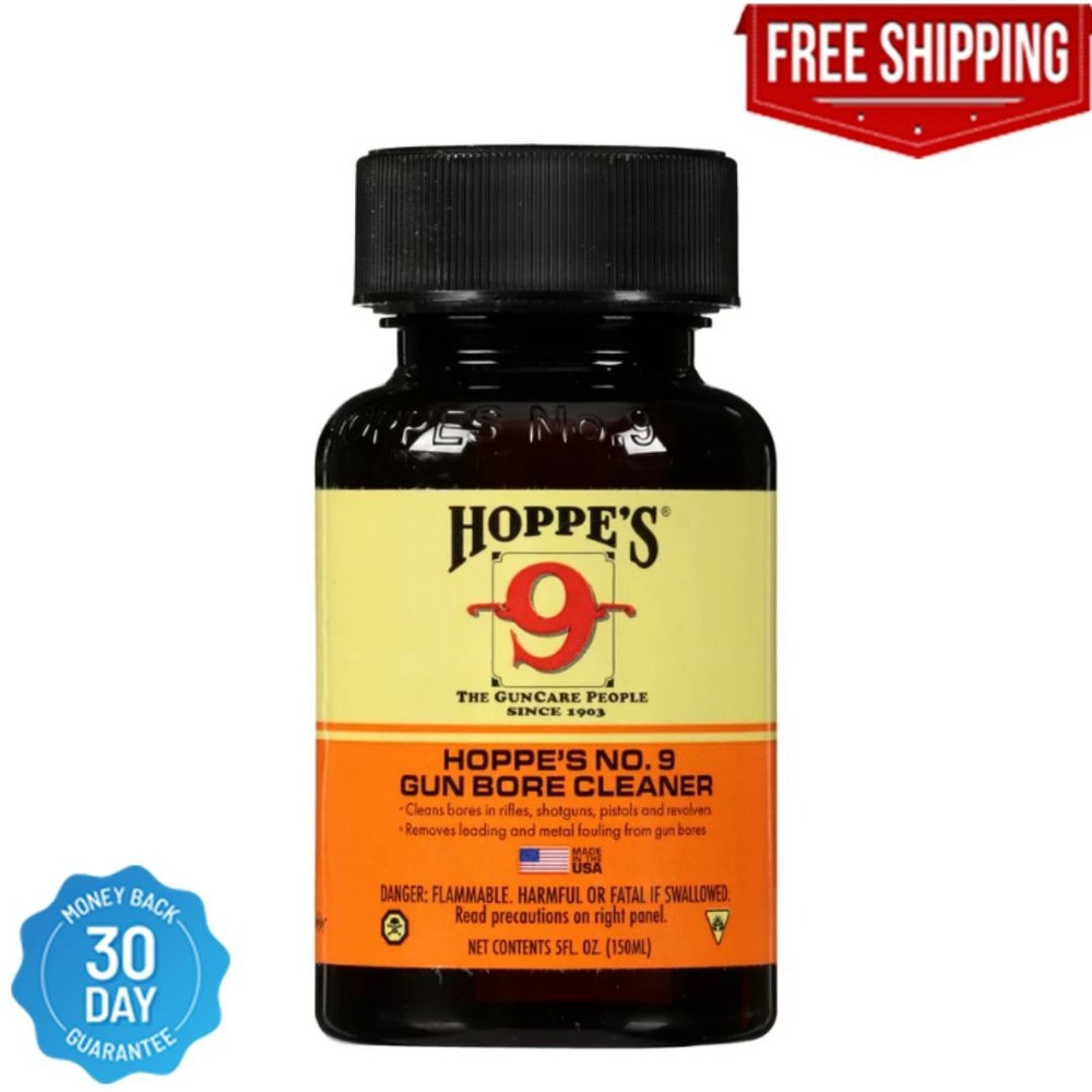 Hoppe’s No. 9 Gun Bore Cleaning Solvent 5 Ounce Bottle 904