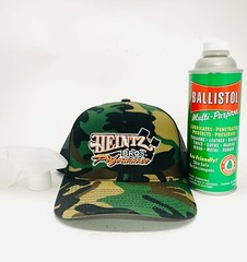 Ballistol MultiPurpose Lubricant Gun Cleaner – 16 oz w/ sprayer &Heintz Camo Hat