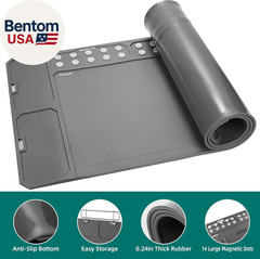 Gun Clean Mat Magnectic for All Guns Extra Large 48″X16″ for Rifle Anti-Slip Rub