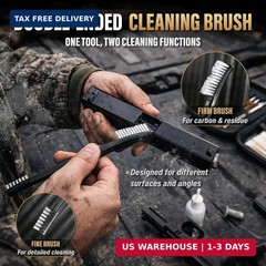 GLORYFIRE Universal Gun Cleaning Kit Fits .22 .357/9mm .38 .40 .45 Cal Handguns