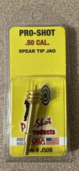 Pro-Shot Spear Tipped Cleaning Jag 50 Cal 8 x 32 Thread Brass # J50B New