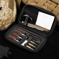 Portable Cleaning Tool Kit with Case Rods Brushes Maintenance Accessories