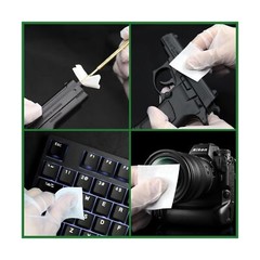 3000PCS Gun Cleaning Patches,2″x2″ Lint Free Gun Cleaning Cloth,Professional …